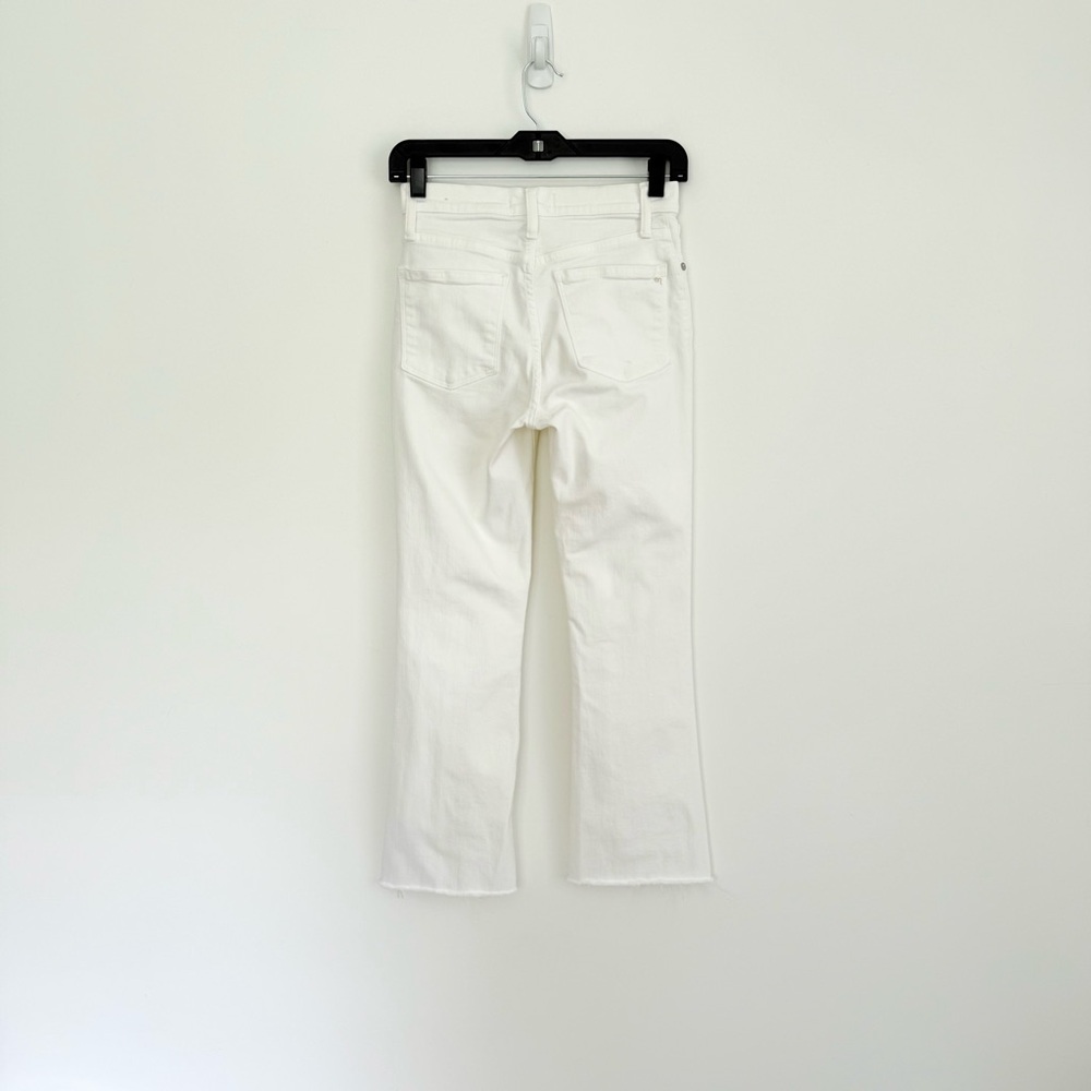 Madewell Cali Demi-Boot Jeans in Pure White Raw-Hem - Picture 6 of 11